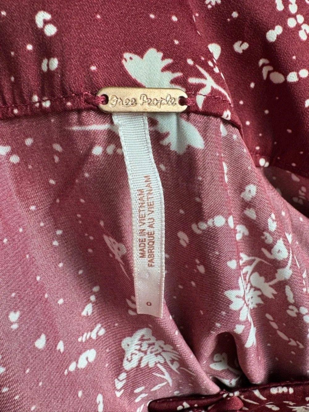 Free People Sammy Button Down Maxi Skirt in Sweet Cranberry